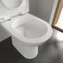 Villeroy & Boch O.Novo Compact Close-Coupled Rimless Washdown Toilet - White Alpin