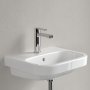 Villeroy & Boch Architectura 450mm Wall-Hung Cloakroom Basin with Overflow - White Alpin