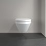 Villeroy & Boch Architectura Wall-Hung Rimless Toilet with Twistflush - White Alpin