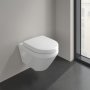 Villeroy & Boch Architectura Wall-Hung Compact Rimless Toilet with Twistflush - White Alpin