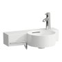 Laufen Val 550mm Basin with Left Shelf - Matt White