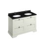 Burlington 1300mm Vanity Unit with Four Drawers and Worktop - Sand