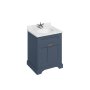 Burlington 650mm Vanity Unit with Two Doors & Basin - Blue