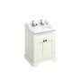 Burlington 650mm Vanity Unit with Two Doors & Basin - Sand