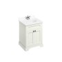 Burlington 650mm Vanity Unit with Two Doors & Basin - Sand