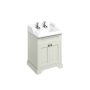 Burlington 650mm Vanity Unit with Two Doors & Basin - Sand