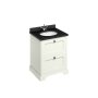 Burlington 650mm Vanity Unit with Two Drawers & Basin - Sand