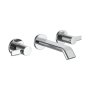 Laufen Meda Concealed Wall-Mounted Basin Mixer with Fixed Spout - Chrome