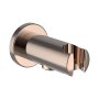 Laufen Round Wall Elbow Connection with 42mm Projection & Vacuum Breaker - Rose Gold