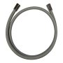 Laufen 1250mm Free Flex 1/2'' X 1/2' Shower Hose with Metallic Effect & Swivelling Connection