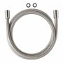 Laufen 1600mm Synthetic Shower Hose - Stainless Steel