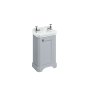 Burlington 500mm Cloakroom Vanity Unit & Basin - Classic Grey