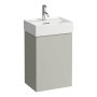 Kartell by Laufen 435mm Left Hand Vanity Unit - Pebble Grey