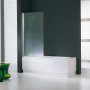 Novellini Aurora 1 Hinged Bath Screen