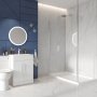 Scudo S8 600mm Wetroom Shower Panel - Chrome