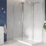 Scudo S8 600mm Wetroom Shower Panel - Chrome