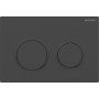 Geberit Omega 20 Matt Black Dual Flush Plate