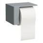 Laufen Val Right Hand Toilet Roll Holder - Matt Graphite