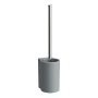 Laufen Val Toilet Brush & Ceramic Holder - Matt Graphite