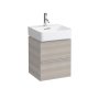 Laufen Space 435mm Two Drawer Vanity Unit - Light Walnut