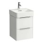 Laufen Base 435mm 2 Drawer Vanity Unit - Matt White