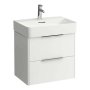 Laufen Base 585mm 2 Drawer Vanity Unit - Matt White