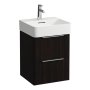 Laufen Base 435mm 2 Drawer Vanity Unit - Dark Elm