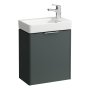 Laufen Base 470mm 1 Right Hand Door Vanity Unit - Traffic Grey