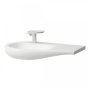 Laufen Alessi One 900mm Countertop Basin with Right Hand Shelf - Matt White