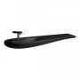 Laufen Alessi One 1600mm Countertop Basin with Right Hand Shelf - Matt Black