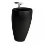 Laufen Alessi One 520mm Freestanding Basin with Integrated Pedestal - Matt Black