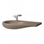 Laufen Alessi One 900mm Countertop Basin with Right Hand Shelf - Matt Cafe