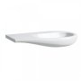 Laufen Alessi One 900mm Countertop Basin with Left Hand Shelf - Matt White