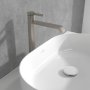 Villeroy & Boch Dawn Tall Single-Lever Basin Mixer - Matt Brushed Nickel