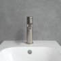 Villeroy & Boch Dawn Single-Lever Bidet Mixer - Matt Brushed Nickel