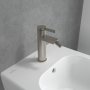 Villeroy & Boch Dawn Single-Lever Bidet Mixer - Matt Brushed Nickel