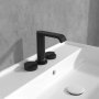 Villeroy & Boch Dawn Slim Deck-Mounted Three-Hole Basin Mixer - Matt Black