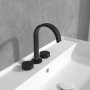 Villeroy & Boch Dawn Deck-Mounted Three-Hole Basin Mixer - Matt Black