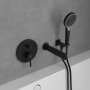 Villeroy & Boch Dawn 2 Outlet Concealed Single-Lever Bath/ShowerMixer - Matt Black