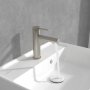 Villeroy & Boch Loop & Friends Single-Lever Basin Mixer - Matt Brushed Nickel