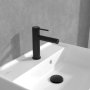 Villeroy & Boch Loop & Friends Single-Lever Basin Mixer with Pop-Up Waste - Matt Black