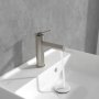 Villeroy & Boch Loop & Friends Single-Lever Basin Mixer with Pop-Up Waste - Matt Brushed Nickel