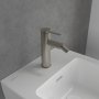 Villeroy & Boch Loop & Friends Single-Lever Bidet Mixer - Matt Brushed Nickel