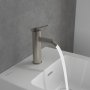 Villeroy & Boch Loop & Friends Single-Lever Bidet Mixer - Matt Brushed Nickel