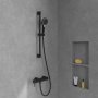 Villeroy & Boch Loop & Friends Single-Lever Shower Mixer - Matt Black