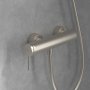 Villeroy & Boch Loop & Friends Single-Lever Shower Mixer - Matt Brushed Nickel