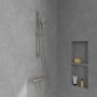 Villeroy & Boch Loop & Friends Single-Lever Shower Mixer - Matt Brushed Nickel