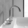 Villeroy & Boch Loop & Friends Three-Hole Basin Mixer - Chrome