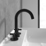 Villeroy & Boch Loop & Friends Three-Hole Basin Mixer - Matt Black