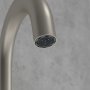 Villeroy & Boch Loop & Friends Three-Hole Basin Mixer - Matt Brushed Nickel